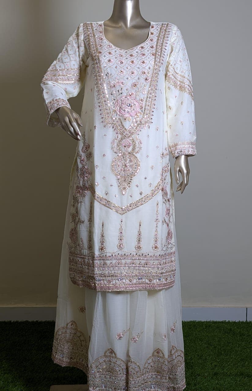 Model in a White dress